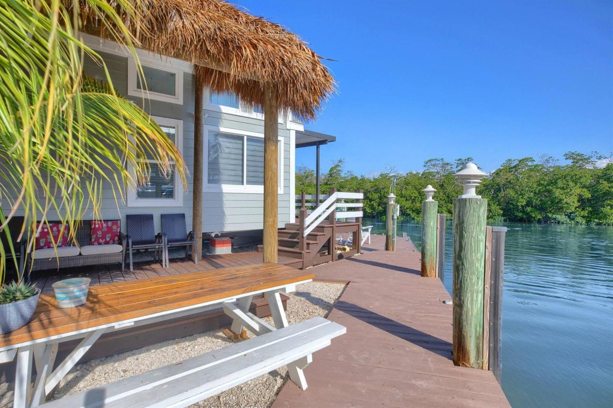 Jewfish Tiny Home On Waterfront, Bay Views, Deck, Pool חדר תמונה